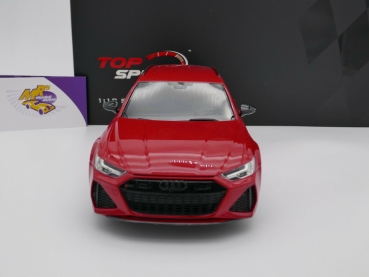 Preview: Top Speed TS0327 # Audi RS 6 Avant Baujahr 2020 " Tango Red " 1:18
