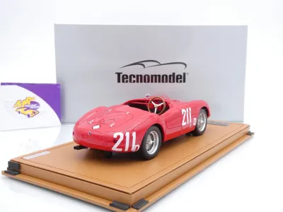 Preview: Tecnomodel TM18-278F # Ferrari 500 Mondial 2nd Sacramento 1956 " Ginther " 1:18