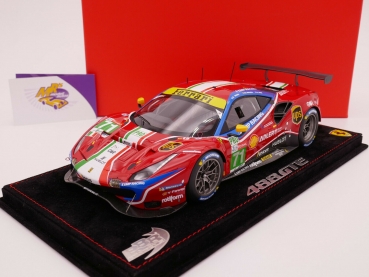 BBR P18201 # Ferrari 488 GTE LM GTE Pro 24h. Le Mans 2020 " AF Corse 71 " 1:18