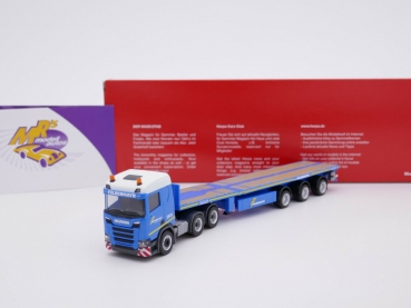 Herpa 313858 # Scania CS 20 ND Teletrailer-Sattelzug " Felbermayr AT " 1:87