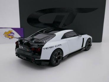 Preview: GT Spirit GT853 # NISSAN GT-R50 Test Car Baujahr 2020 " weiß-schwarz " 1:18