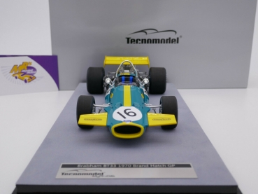 Preview: Tecnomodel TM18-162A # Brabham BT33 Brand Hatch GP 1970 " Jack Brabham " 1:18