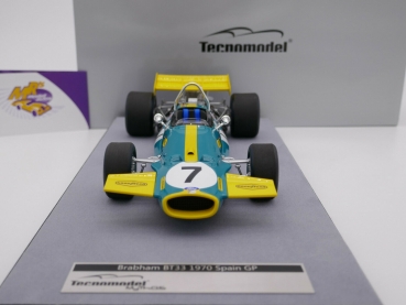 Preview: Tecnomodel TM18-162D # Brabham BT33 Spain GP 1970 " Jack Brabham " 1:18