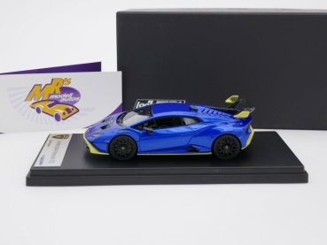 Preview: Look Smart LS523H # Lamborghini Huracan STO Baujahr 2020 " Blu Nethuns " 1:43