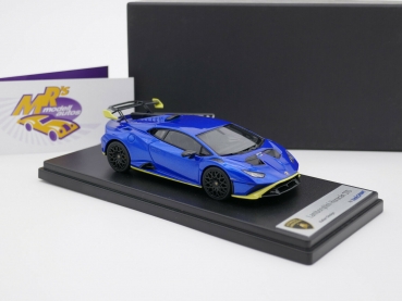 Preview: Look Smart LS523H # Lamborghini Huracan STO Baujahr 2020 " Blu Nethuns " 1:43