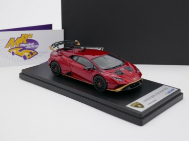 Preview: Look Smart LS523G # Lamborghini Huracan STO Baujahr 2020 " Rosso Efesto " 1:43
