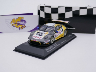 Minichamps 410196088 # Porsche 911 GT3 R (991.2) 2nd 24H Spa 2019 " ROWE " 1:43