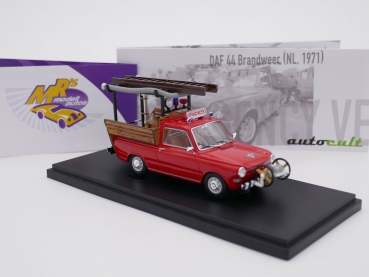 Preview: Auto Cult 12015 # DAF 44 Baujahr 1971 rot " Brandweer Holland (NL) " 1:43