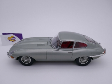 Norev 122711 # Jaguar E-Type Coupe Baujahr 1964 " hellgraumetallic " 1:12