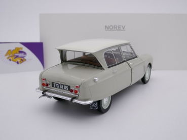 Preview: Norev 181529 # Citroen Ami 6 Limousine Baujahr 1965 " Pavos White " 1:18