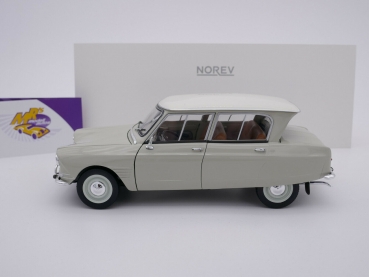 Preview: Norev 181529 # Citroen Ami 6 Limousine Baujahr 1965 " Pavos White " 1:18
