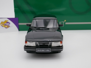 Preview: Cult CML099-3 # SAAB 900 Turbo 4-Door Limousine Baujahr 1981 " schwarz " 1:18