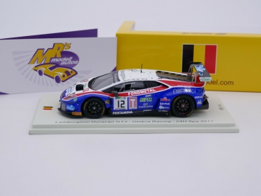 Preview: Spark SB295 # Lamborghini Huracan GT3 24h Spa 2017 " Ombra Racing " 1:43