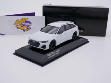 Minichamps 410018012 # AUDI RS 6 Avant Baujahr 2019 " gletscherweißmetallic " 1:43