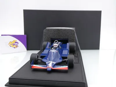 Preview: GP Replicas GP142BWD # Tyrrell Candy 009 F1 #4 3rd British 1979 " Jean-Pierre Jarier " 1:18