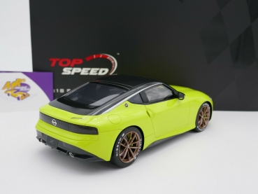 Preview: Top Speed TS0272 # Nissan Z Proto Coupe Baujahr 2021 " Yellow / Black " 1:18