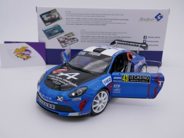 Preview: Solido S1801614 # Alpine A110 R-GT Rally Rallye Monte Carlo 2021 " Guigou " 1:18