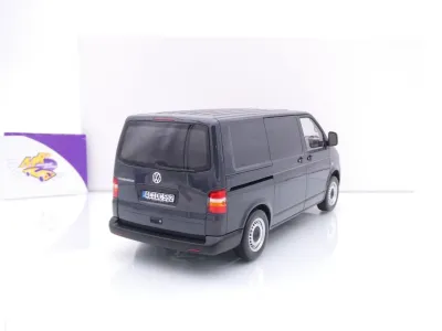 Preview: Norev 188616 # Volkswagen VW T5 Transporter Kasten Baujahr 2003 " blaugrau " 1:18