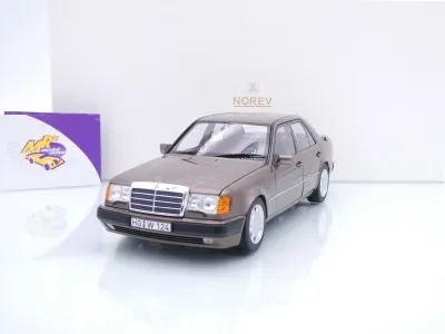 Norev 183954 # Mercedes-Benz 500E W124 Limousine Baujahr 1990 " braunmetallic " 1:18