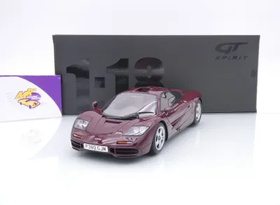 GT Spirit GT534 # McLaren F1 Street Version Baujahr 1992 " dunkelrot ( Burgundy ) " 1:18