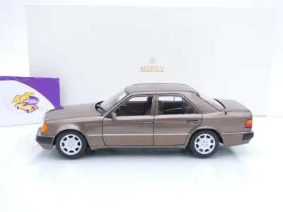 Preview: Norev 183954 # Mercedes-Benz 500E W124 Limousine Baujahr 1990 " braunmetallic " 1:18