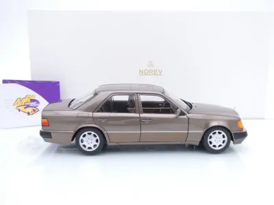 Preview: Norev 183954 # Mercedes-Benz 500E W124 Limousine Baujahr 1990 " braunmetallic " 1:18