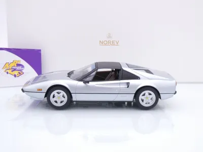 Preview: Norev 187934 # Ferrari 308 GTS Spider Baujahr 1982 " silbermetallic " 1:18