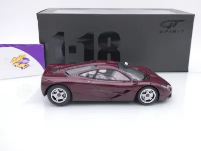 Preview: GT Spirit GT534 # McLaren F1 Street Version Baujahr 1992 " dunkelrot ( Burgundy ) " 1:18