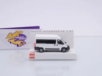 Preview: Busch 54650 # Fiat Ducato Bus Baujahr 2014 " weiß " 1:87