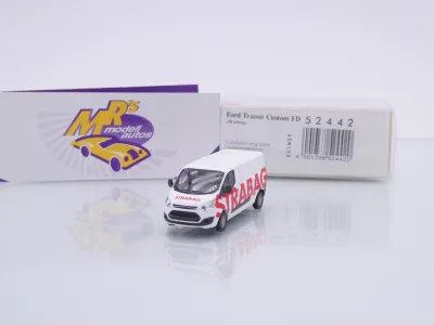 Busch 52442 # Ford Transit Custom Flachdach Lieferwagen " Strabag " 1:87