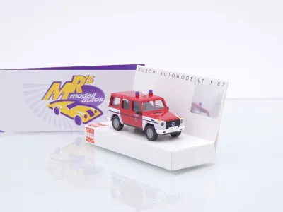Busch 51412 # Mercedes-Benz G-Klasse Einsatzwagen " Feuerwehr Düsseldorf " 1:87