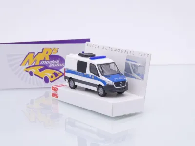 Busch 53469 # Mercedes-Benz Sprinter kurz Einsatzwagen " Polizei Berlin " 1:87