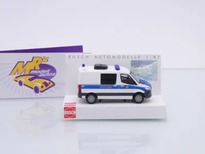 Preview: Busch 53469 # Mercedes-Benz Sprinter kurz Einsatzwagen " Polizei Berlin " 1:87