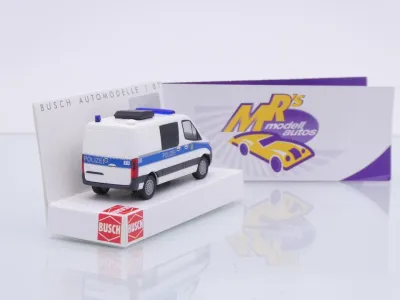 Preview: Busch 53469 # Mercedes-Benz Sprinter kurz Einsatzwagen " Polizei Berlin " 1:87
