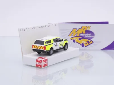 Preview: Busch 53730 # Nissan Navara Pick-Up Einsatzwagen " Polizei Norwegen " 1:87