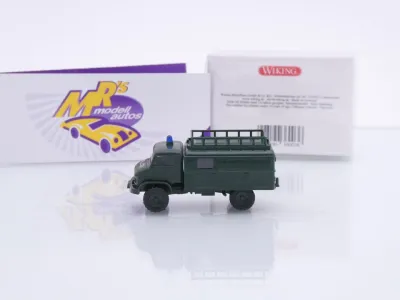 Preview: Wiking 0360 03 # Mercedes-Benz Unimog S 404 Baujahr 1955-80 " Polizei " 1:87
