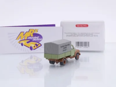 Preview: Wiking 0345 06 # Hanomag L 28 Pritschen-LKW Baujahr 1955 " Spedition Klein-Wiele " 1:87