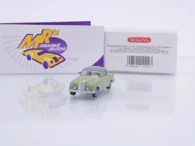 Wiking 0144 22 # Mercedes-Benz 220 Coupe Baujahr 1956-60 " hellgrün-grün " 1:87