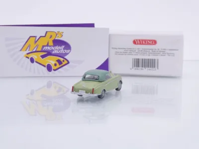 Preview: Wiking 0144 22 # Mercedes-Benz 220 Coupe Baujahr 1956-60 " hellgrün-grün " 1:87