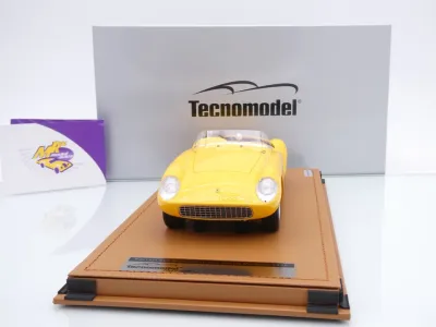 Preview: Tecnomodel TM18-278G # Ferrari 500 Mondial Press Ver 1956 " Giallo Modena " 1:18
