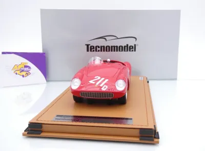 Preview: Tecnomodel TM18-278F # Ferrari 500 Mondial 2nd Sacramento 1956 " Ginther " 1:18