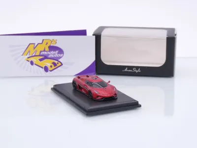 Preview: FrontiArt Avan Style HO-23 # Koenigsegg Regera Baujahr 2016 " dunkelrotmetallic " 1:87
