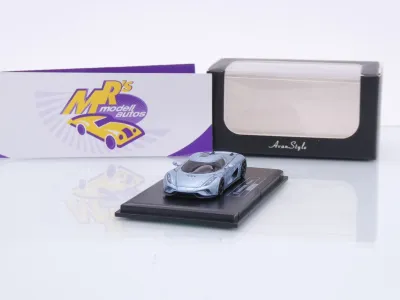 FrontiArt Avan Style HO-30 # Koenigsegg Regera Baujahr 2016 " hellblaumetallic " 1:87