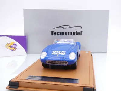 Preview: Tecnomodel TM18-278C # Ferrari 500 Mondial Santa Barbara 1954 " Rubirosa " 1:18