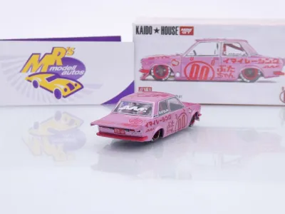 Preview: TSM MINI GT KHM161 # Datsun 510 Pro Street " Kaido House - Pink BUTA V1 " 1:64