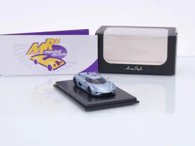 Preview: FrontiArt Avan Style HO-30 # Koenigsegg Regera Baujahr 2016 " hellblaumetallic " 1:87