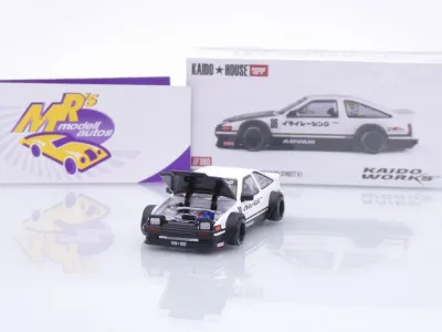 Preview: TSM MINI GT KHM180 # Toyota AE86 Sprinter Trueno " Kaido House  Street V1 " 1:64