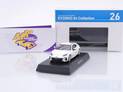 Kyosho K07116H #26 # Subaru BRZ Coupe Baujahr 2023 " weißmetallic " 1:64