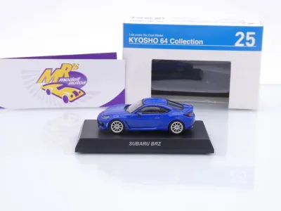 Preview: Kyosho K07116G #25 # Subaru BRZ Coupe Baujahr 2023 " dunkelblaumetallic " 1:64