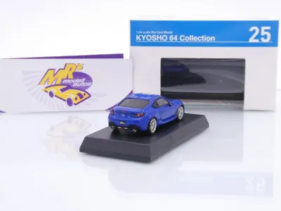 Preview: Kyosho K07116G #25 # Subaru BRZ Coupe Baujahr 2023 " dunkelblaumetallic " 1:64